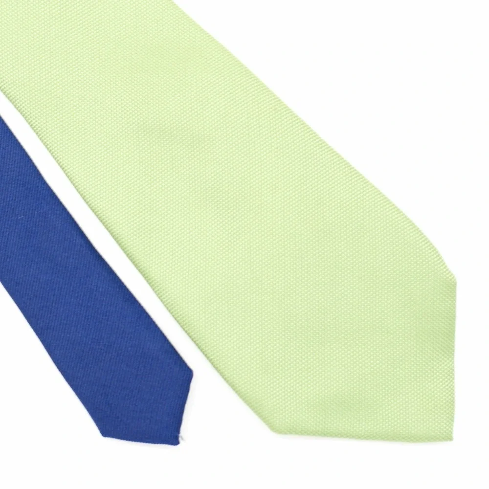 Tommy Hilfiger Two Tone Green Blue Woven‎ Silk Tie